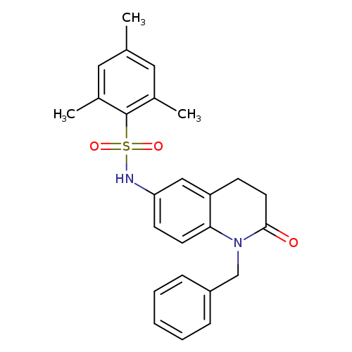 N-(1-benzyl-2-oxo-1,2,3,4-tetrahydroquinolin-6-yl)-2,4,6-trimethylbenzene-1-sulfonamide