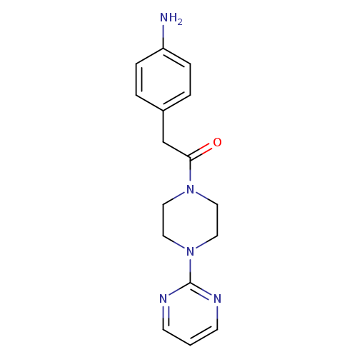 2-(4-aminophenyl)-1-[4-(pyrimidin-2-yl)piperazin-1-yl]ethan-1-one