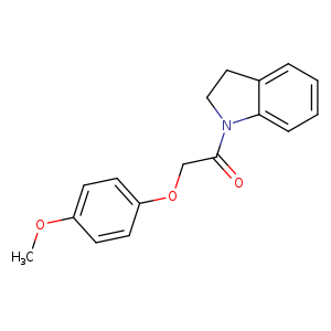 1-[(4-methoxyphenoxy)acetyl]indoline