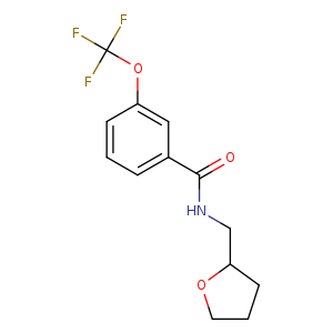 N-[(oxolan-2-yl)methyl]-3-(trifluoromethoxy)benzamide