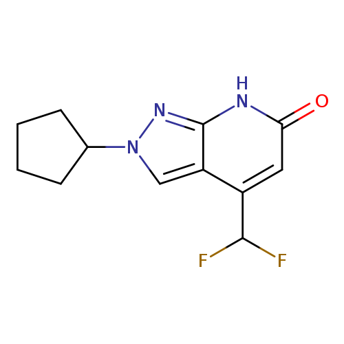 2-Cyclopentyl-4-(difluoromethyl)-2H-pyrazolo[3,4-b]pyridin-6(7H)-one
