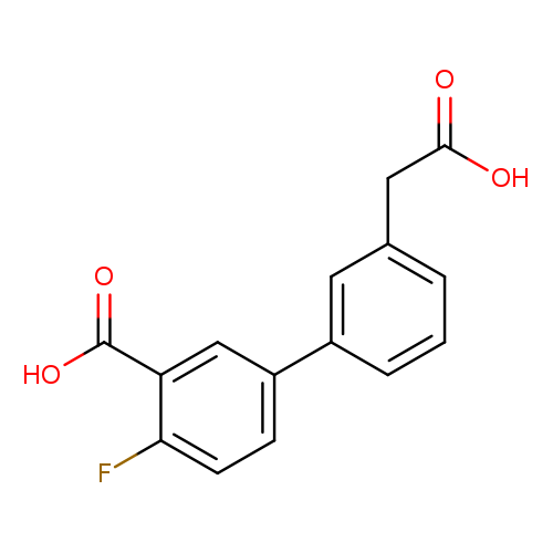 5-[3-(Carboxymethyl)phenyl]-2-fluorobenzoic acid