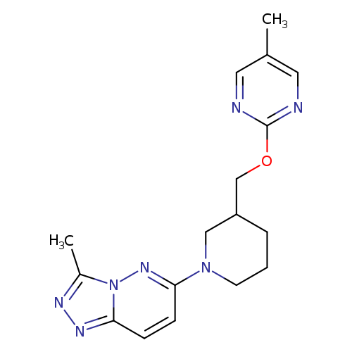 5-methyl-2-[(1-{3-methyl-[1,2,4]triazolo[4,3-b]pyridazin-6-yl}piperidin-3-yl)methoxy]pyrimidine