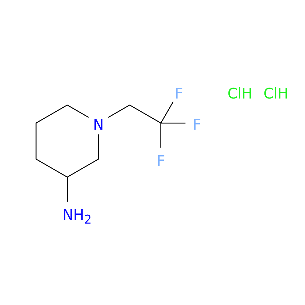 1-(2,2,2-trifluoroethyl)piperidin-3-amine dihydrochloride