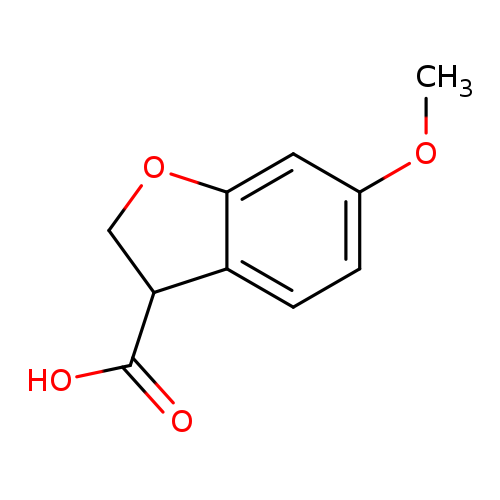 6-methoxy-2,3-dihydro-1-benzofuran-3-carboxylic acid