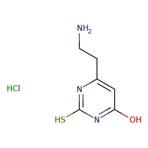 6-(2-aminoethyl)-2-sulfanylpyrimidin-4-olhydrochloride