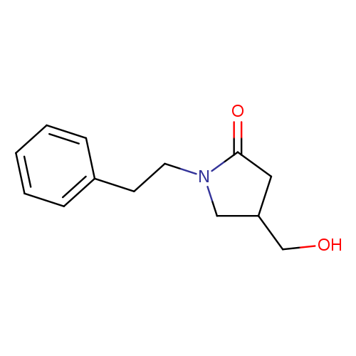 4-(hydroxymethyl)-1-(2-phenylethyl)pyrrolidin-2-one