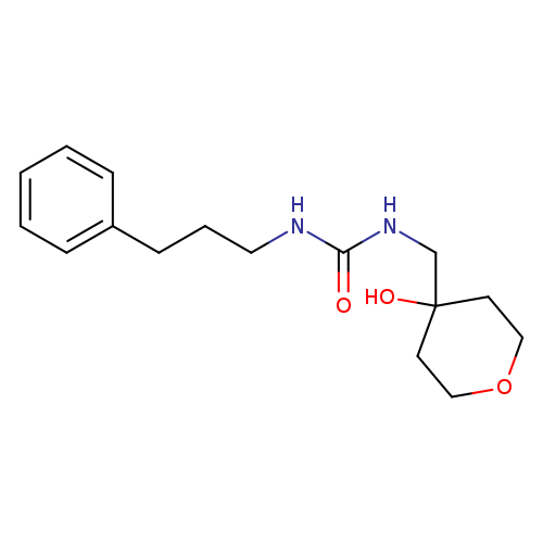 3-[(4-hydroxyoxan-4-yl)methyl]-1-(3-phenylpropyl)urea