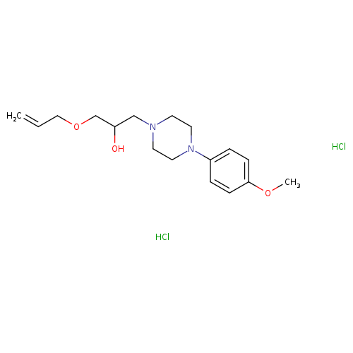 1-[4-(4-methoxyphenyl)piperazin-1-yl]-3-(prop-2-en-1-yloxy)propan-2-ol dihydrochloride
