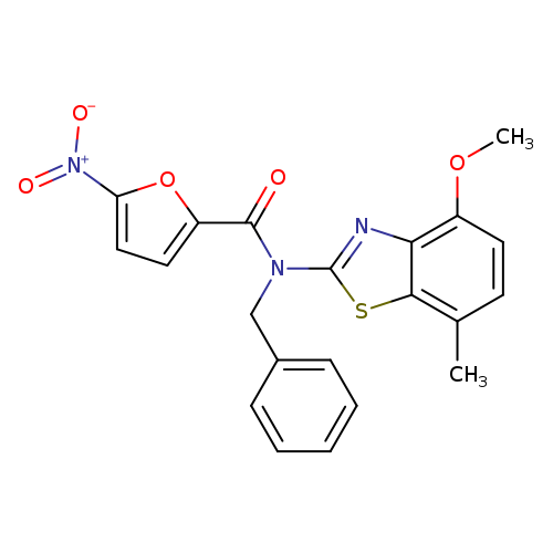 N-benzyl-N-(4-methoxy-7-methyl-1,3-benzothiazol-2-yl)-5-nitrofuran-2-carboxamide