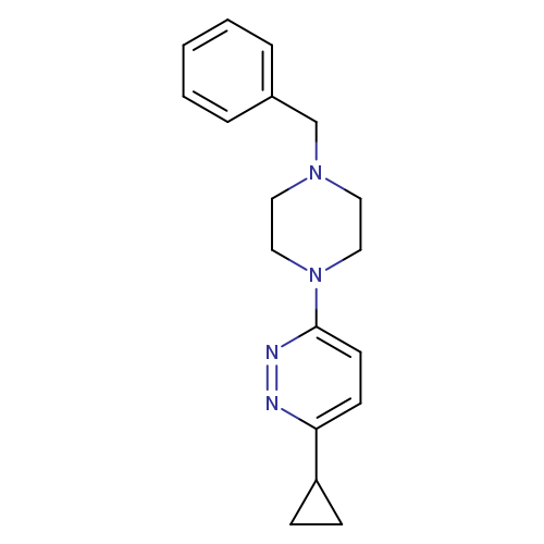 3-(4-benzylpiperazin-1-yl)-6-cyclopropylpyridazine