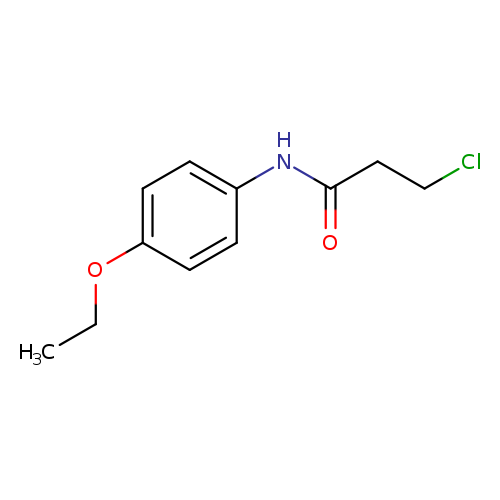 3-Chloro-n-(4-ethoxyphenyl)propanamide