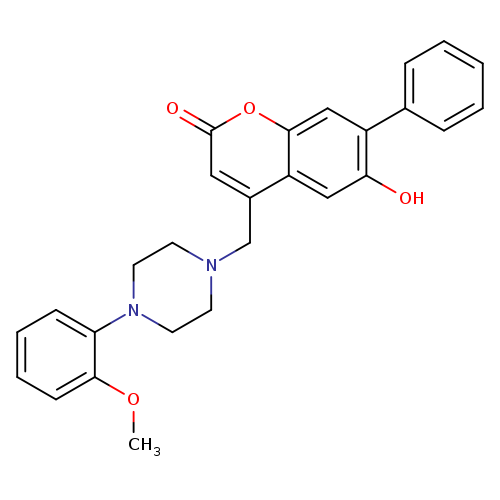 6-hydroxy-4-{[4-(2-methoxyphenyl)piperazin-1-yl]methyl}-7-phenyl-2H-chromen-2-one