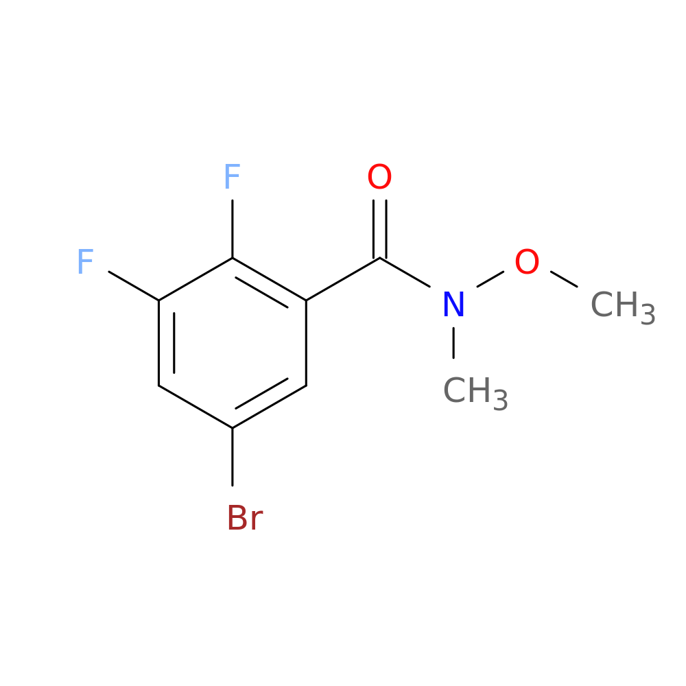 5-bromo-2,3-difluoro-N-methoxy-N-methylbenzamide