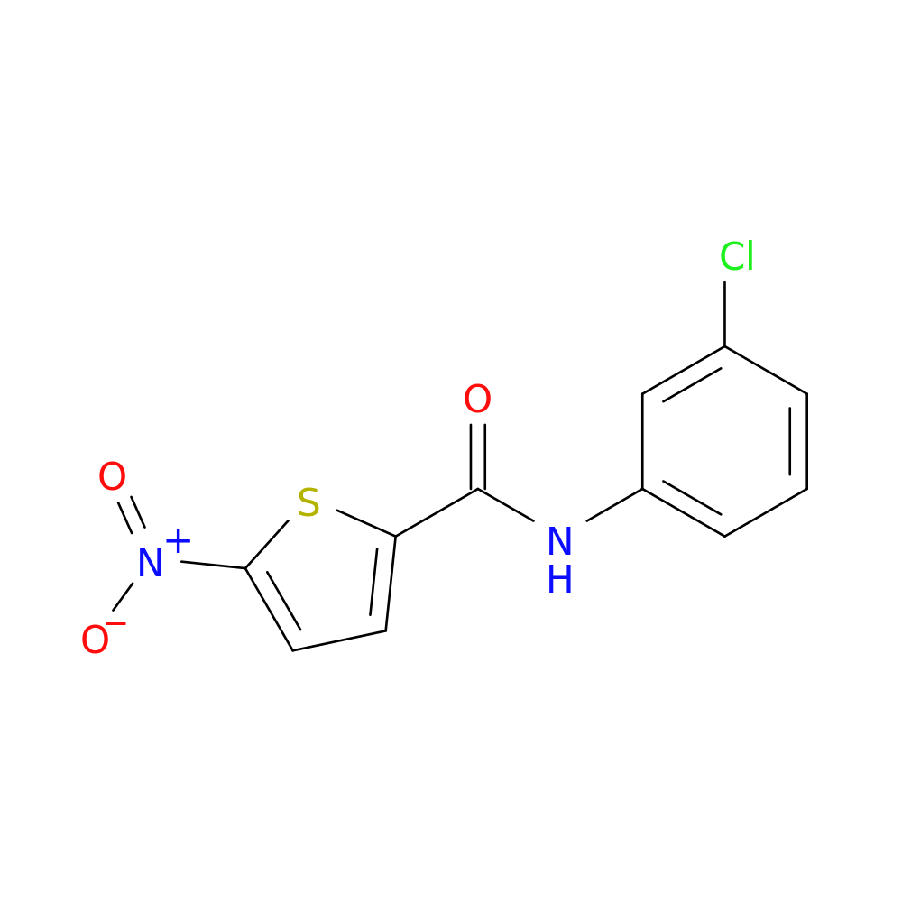 N-(3-chlorophenyl)-5-nitrothiophene-2-carboxamide