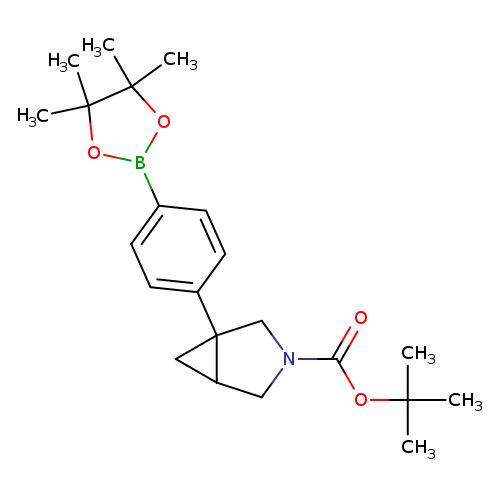 tert-butyl1-[4-(4,4,5,5-tetramethyl-1,3,2-dioxaborolan-2-yl)phenyl]-3-azabicyclo[3.1.0]hexane-3-carboxylate
