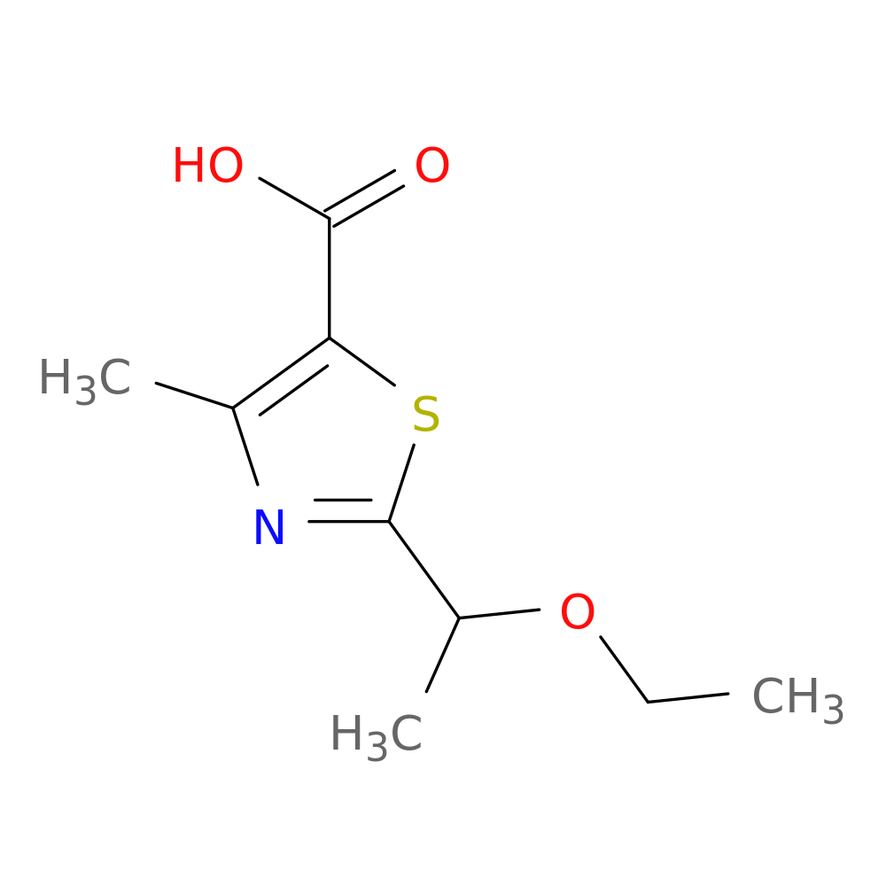 2-(1-ethoxyethyl)-4-methyl-1,3-thiazole-5-carboxylic acid