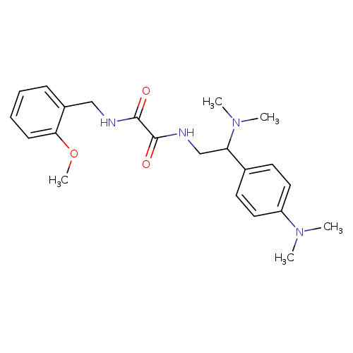 N'-[2-(dimethylamino)-2-[4-(dimethylamino)phenyl]ethyl]-N-[(2-methoxyphenyl)methyl]ethanediamide