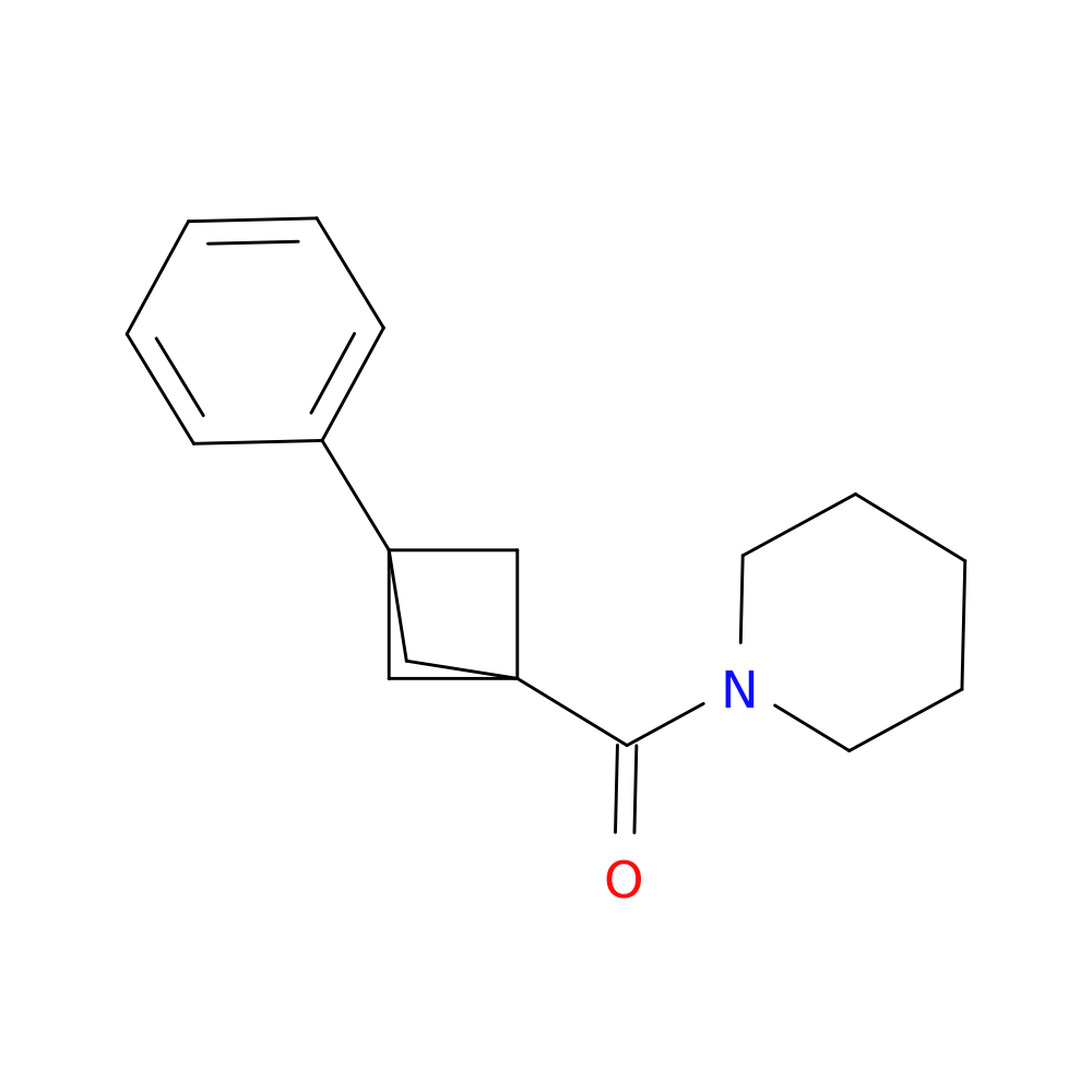 1-{3-phenylbicyclo[1.1.1]pentane-1-carbonyl}piperidine