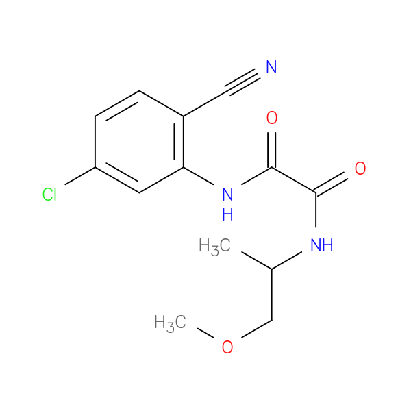 N'-(5-chloro-2-cyanophenyl)-N-(1-methoxypropan-2-yl)ethanediamide