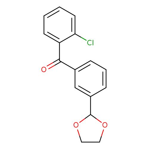 2-Chloro-3'-(1,3-dioxolan-2-yl)benzophenone