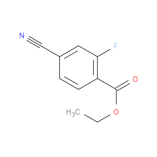 Benzoic acid, 4-cyano-2-fluoro-, ethyl ester (9CI)