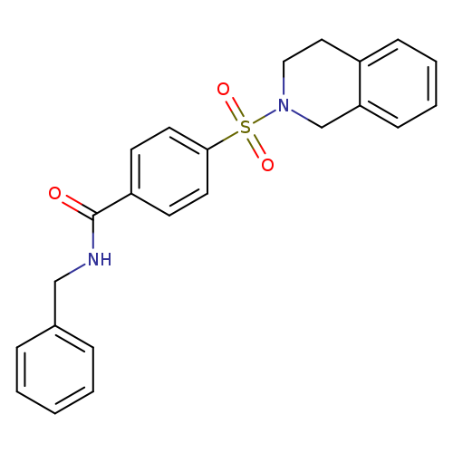 N-benzyl-4-(1,2,3,4-tetrahydroisoquinoline-2-sulfonyl)benzamide