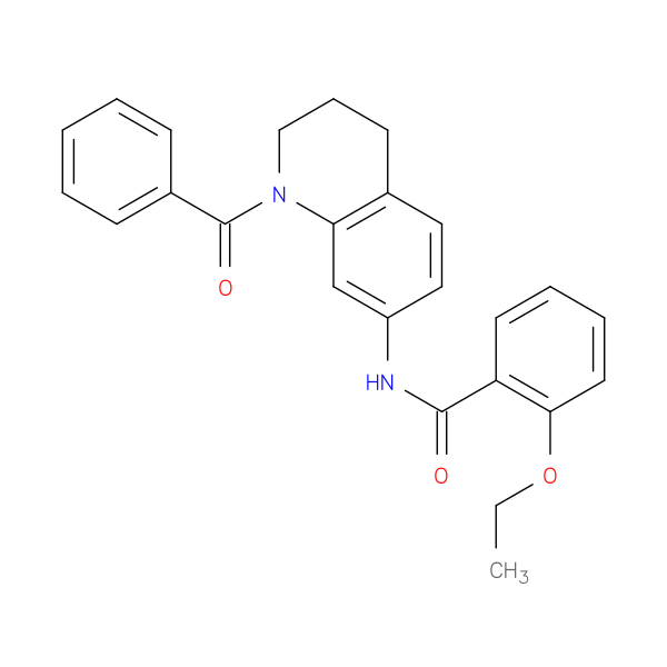 N-(1-benzoyl-1,2,3,4-tetrahydroquinolin-7-yl)-2-ethoxybenzamide