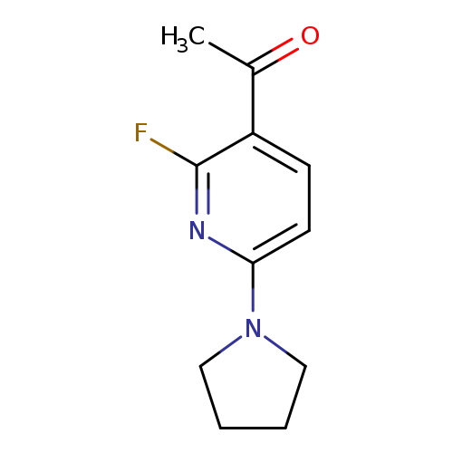 1-(2-Fluoro-6-(pyrrolidin-1-yl)pyridin-3-yl)-ethanone