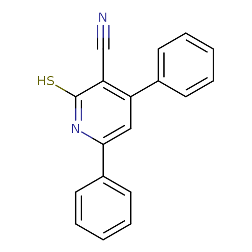 2-Mercapto-4,6-diphenyl-nicotinonitrile