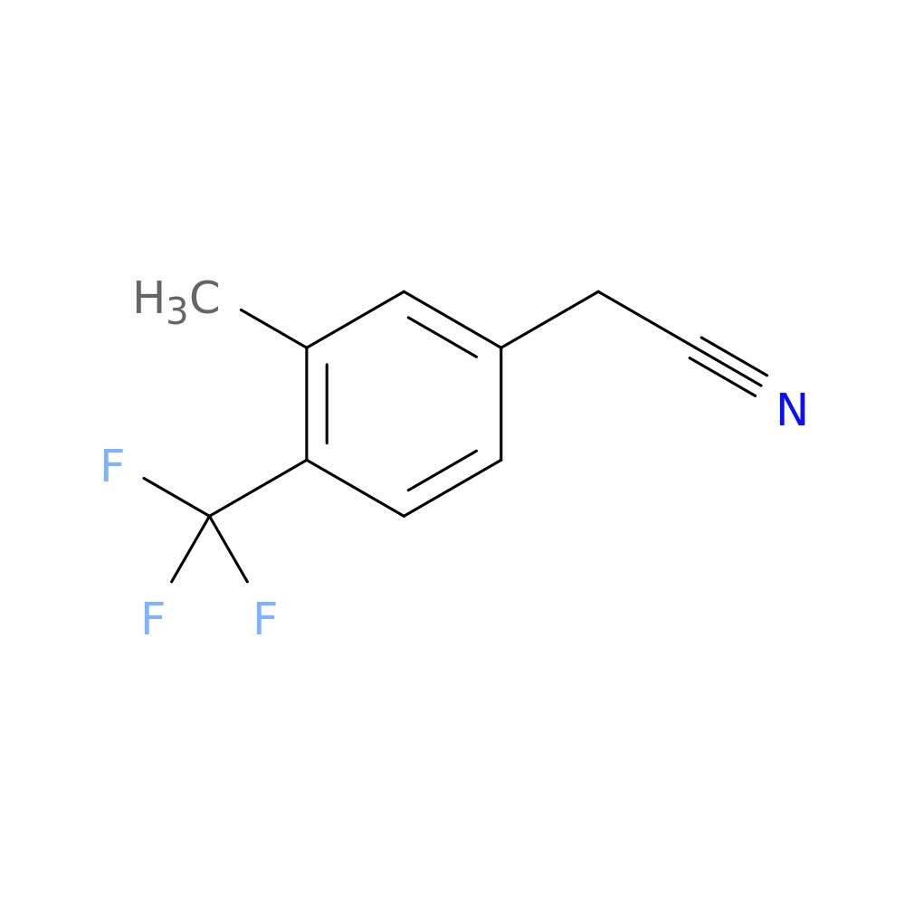 2-[3-methyl-4-(trifluoromethyl)phenyl]acetonitrile