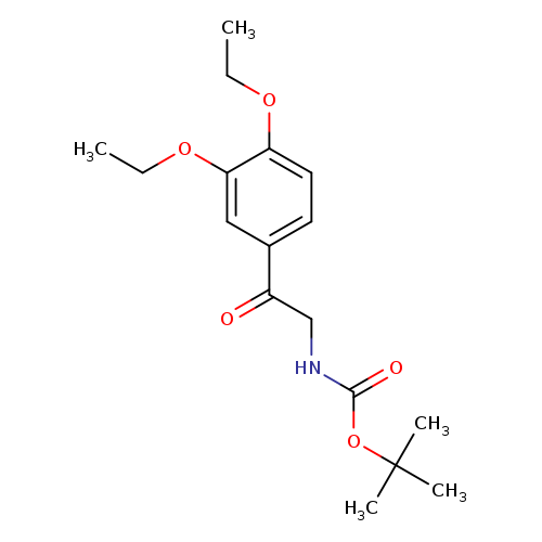 tert-butyl (2-(3,4-diethoxyphenyl)-2-oxoethyl)carbamate