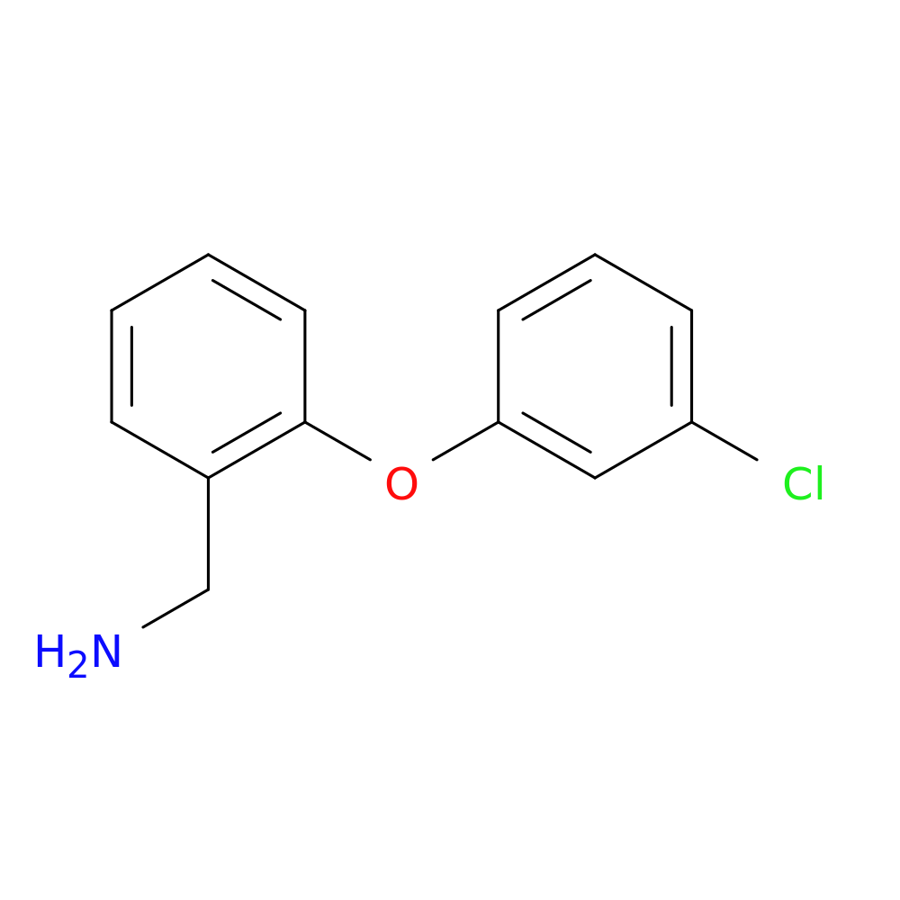 2-(3-CHLOROPHENOXY)-BENZYLAMINE