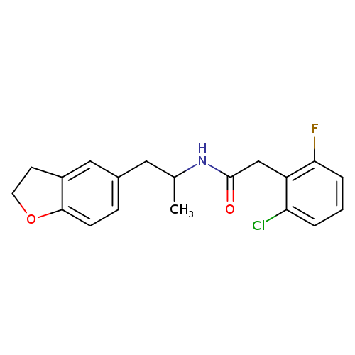 2-(2-chloro-6-fluorophenyl)-N-[1-(2,3-dihydro-1-benzofuran-5-yl)propan-2-yl]acetamide