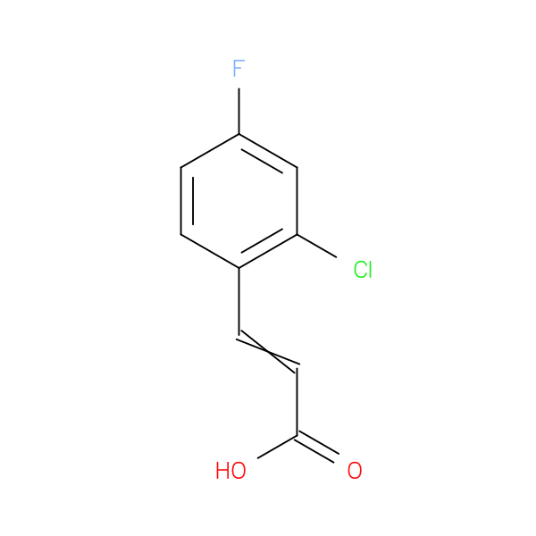 2-Propenoic acid, 3-(2-chloro-4-fluorophenyl)-