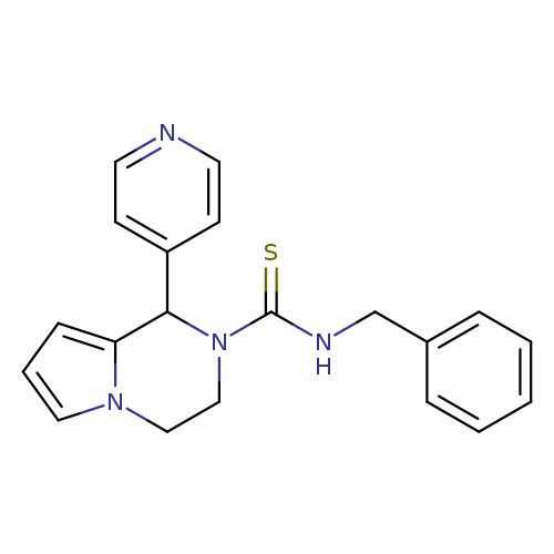 N-benzyl-1-(pyridin-4-yl)-1H,2H,3H,4H-pyrrolo[1,2-a]pyrazine-2-carbothioamide