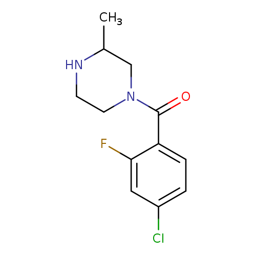 1-(4-chloro-2-fluorobenzoyl)-3-methylpiperazine