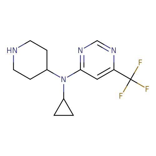 N-cyclopropyl-N-(piperidin-4-yl)-6-(trifluoromethyl)pyrimidin-4-amine