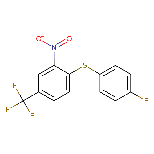 1-[(4-fluorophenyl)sulfanyl]-2-nitro-4-(trifluoromethyl)benzene
