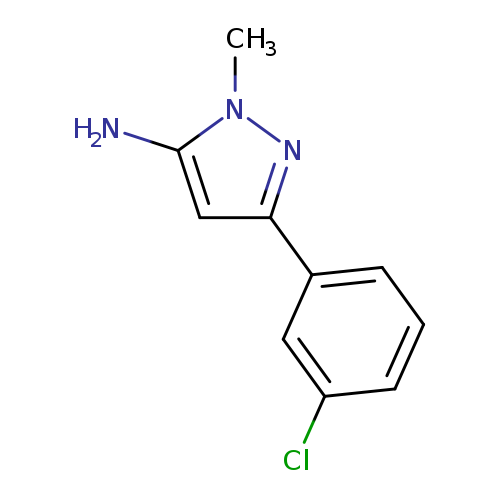 3-(3-Chlorophenyl)-1-methyl-1H-pyrazol-5-amine