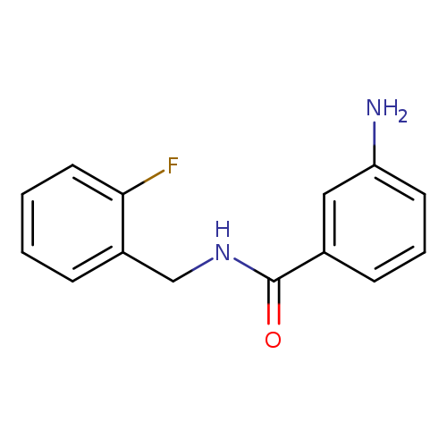 3-amino-N-[(2-fluorophenyl)methyl]benzamide