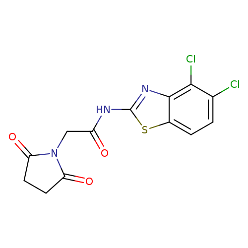 N-(4,5-dichloro-1,3-benzothiazol-2-yl)-2-(2,5-dioxopyrrolidin-1-yl)acetamide