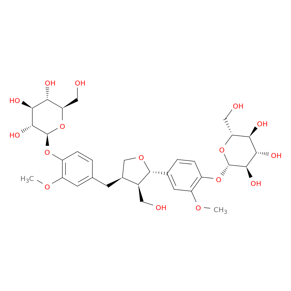 4-[(2S,3R,4R)-4-[[4-(β-D-Glucopyranosyloxy)-3-methoxyphenyl]methyl]tetrahydro-3-(hydroxymethyl)-2-furanyl]-2-methoxyphenyl β-D-glucopyranoside