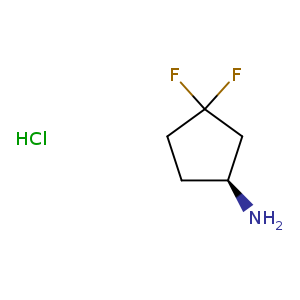 Cyclopentanamine, 3,3-difluoro-, hydrochloride (1:1), (1S)-