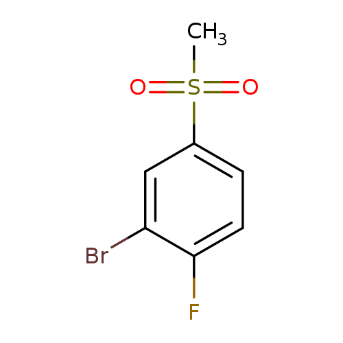 2-bromo-1-fluoro-4-(methylsulfonyl)benzene