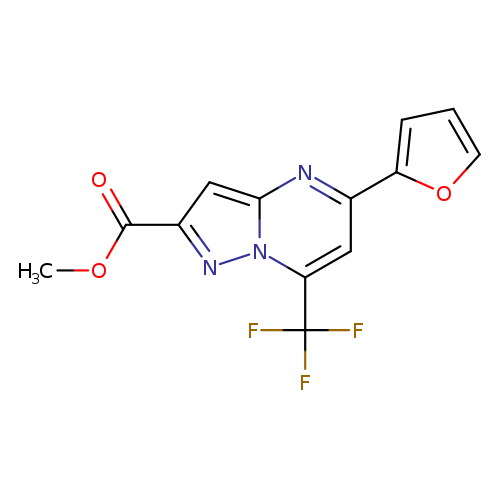 Methyl 5-(2-furyl)-7-(trifluoromethyl)pyrazolo[1,5-a]pyrimidine-2-carboxylate