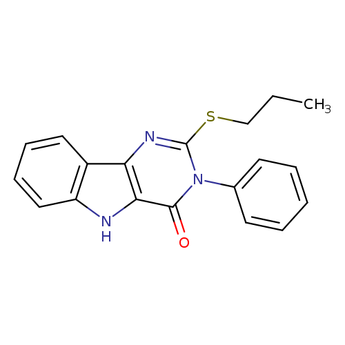 3-phenyl-2-(propylsulfanyl)-3H,4H,5H-pyrimido[5,4-b]indol-4-one