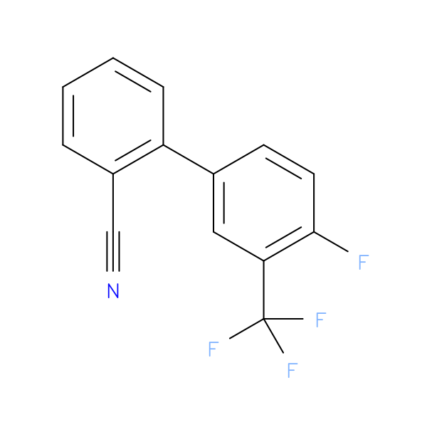 2-[4-Fluoro-3-(trifluoromethyl)phenyl]benzonitrile