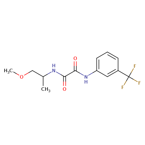 N-(1-methoxypropan-2-yl)-N'-[3-(trifluoromethyl)phenyl]ethanediamide