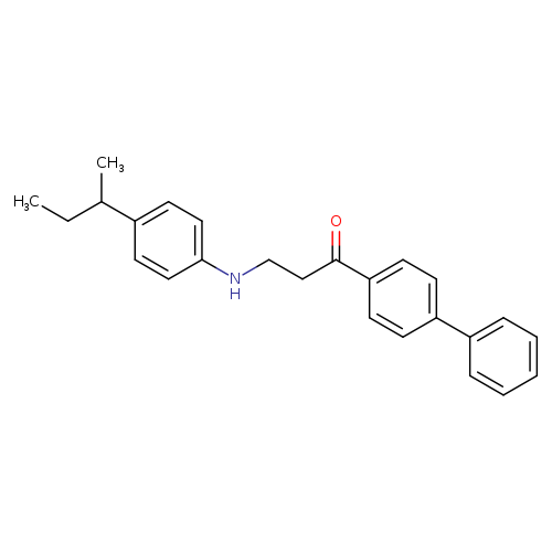 1-{[1,1'-biphenyl]-4-yl}-3-{[4-(butan-2-yl)phenyl]amino}propan-1-one